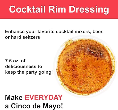 Miniatura 6 de Cinco de Mayo Tamarindo - Aderezo para borde de cóctel (1 contenedor de 7.6 onzas), Tamarindo 7.6 onzas, 1 paquete