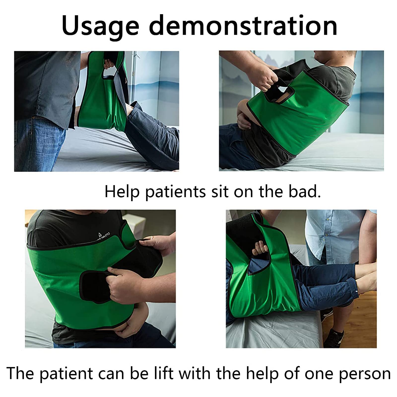 Transfer Sling Belt 67 Zoll Bed Assist Transfer Cushion, Patient Assist Nursing Gait Belt mit strapazierfähigen Griffen