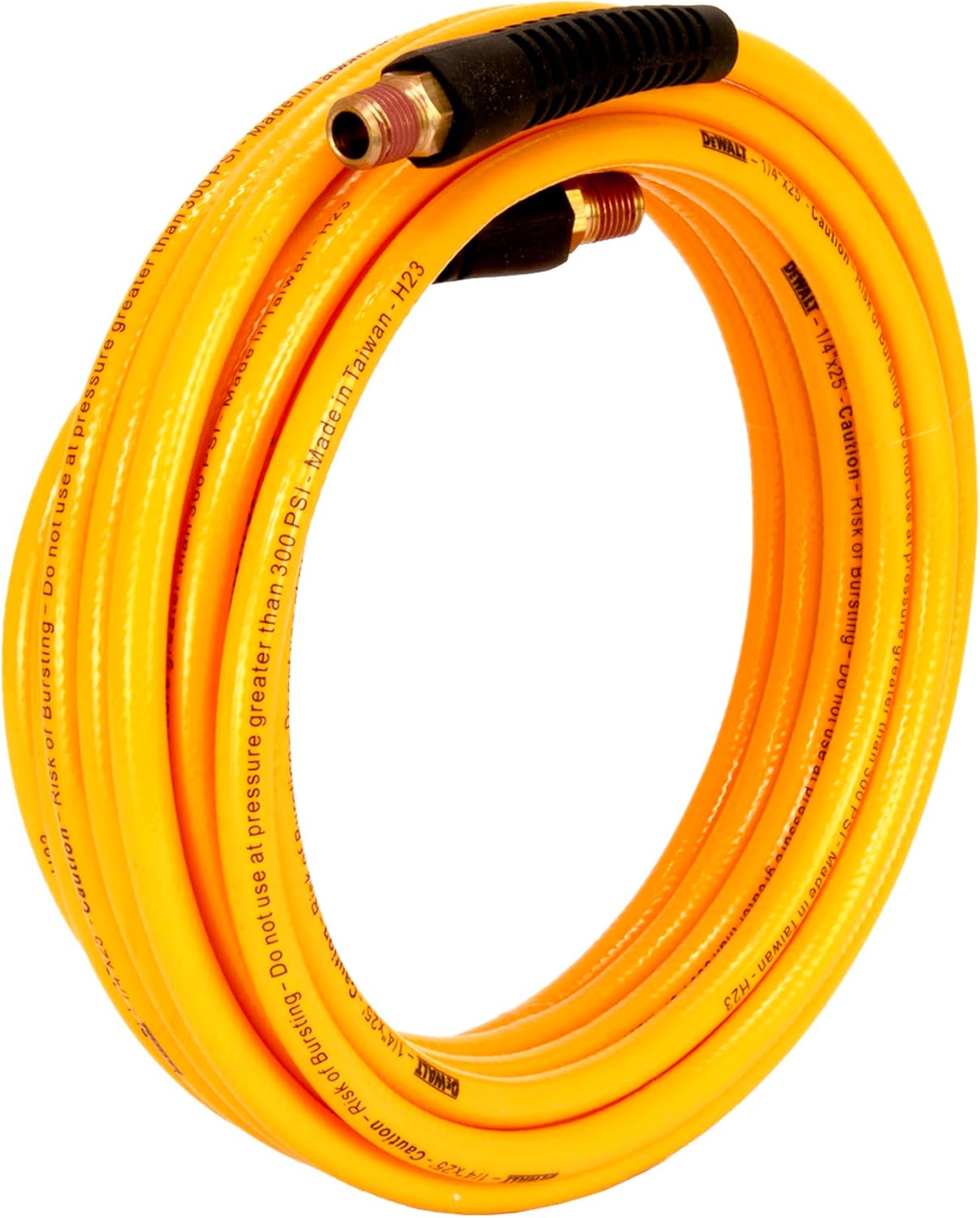 DeWalt Braided Polyurethane Air Hose 1/4" x 25' - Image 2