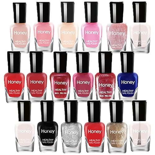 Juego de esmaltes de uñas no tóxicos, fácil de quitar y de secado rápido, juego de esmalte de uñas ecológico y orgánico a base de agua para mujeres,