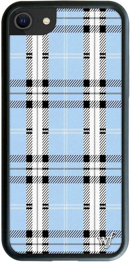 Amazon Co Jp Wildflower Iphone 6 7 または8のために限定版iphoneケース ブルータータンチェック Iphone 6 7 8 家電 カメラ