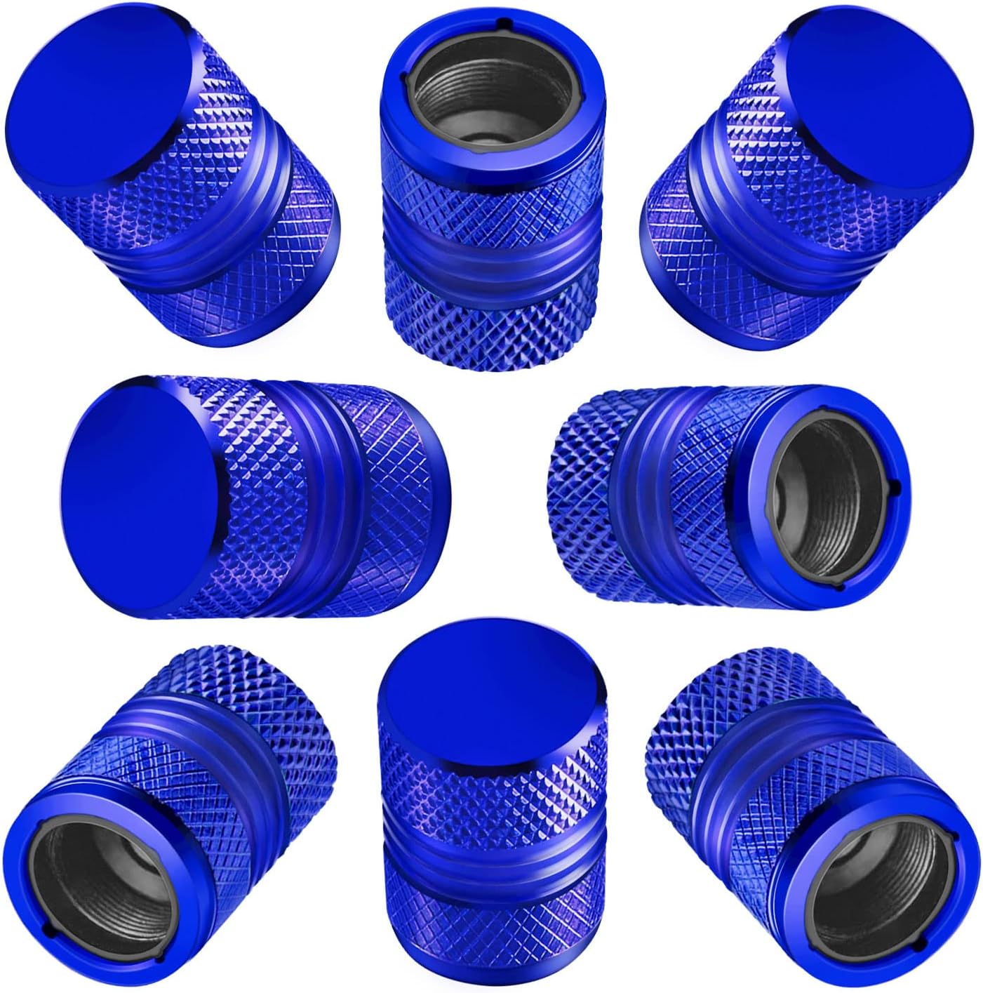 EBOOT 8 Pieces Tire Stem Valve Caps Wheel Valve Covers Car