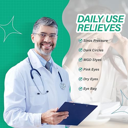 Miniatura 2 de 16 paquetes de máscaras de ojos para ojeras e hinchazón, desechables, relajantes, alivio del dolor de cabeza, ojos secos, alivio del estrés, fatiga