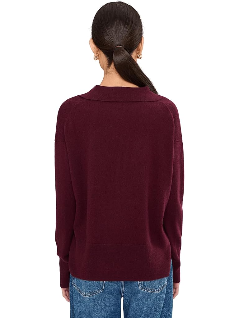 Red Splendid Tori Cashmere Polo Sweater