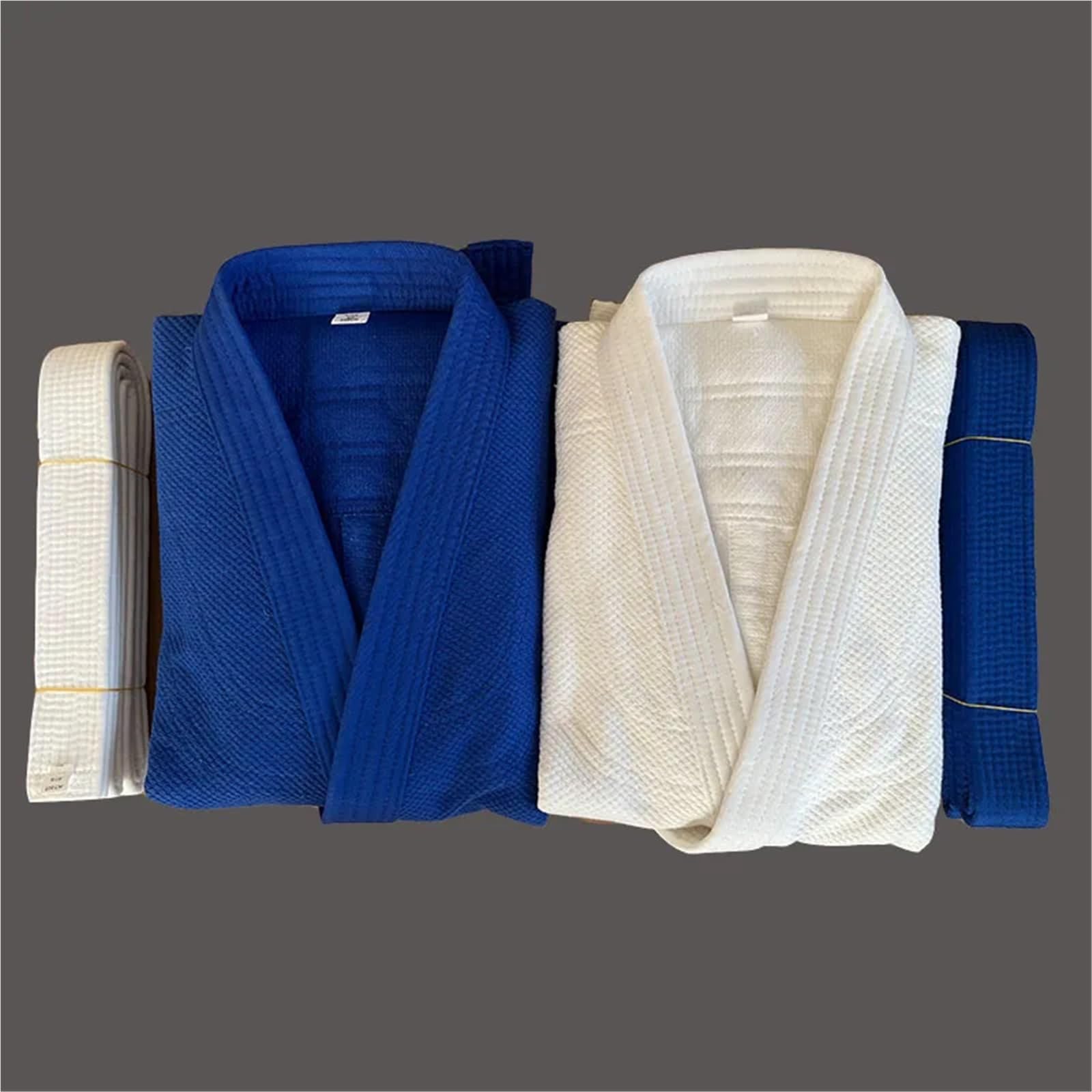 Traje De Judo Trajes de Judo, ropa Karate, for adultos, entrenamiento competición, tela algodón, traje Taekwondo transpirable