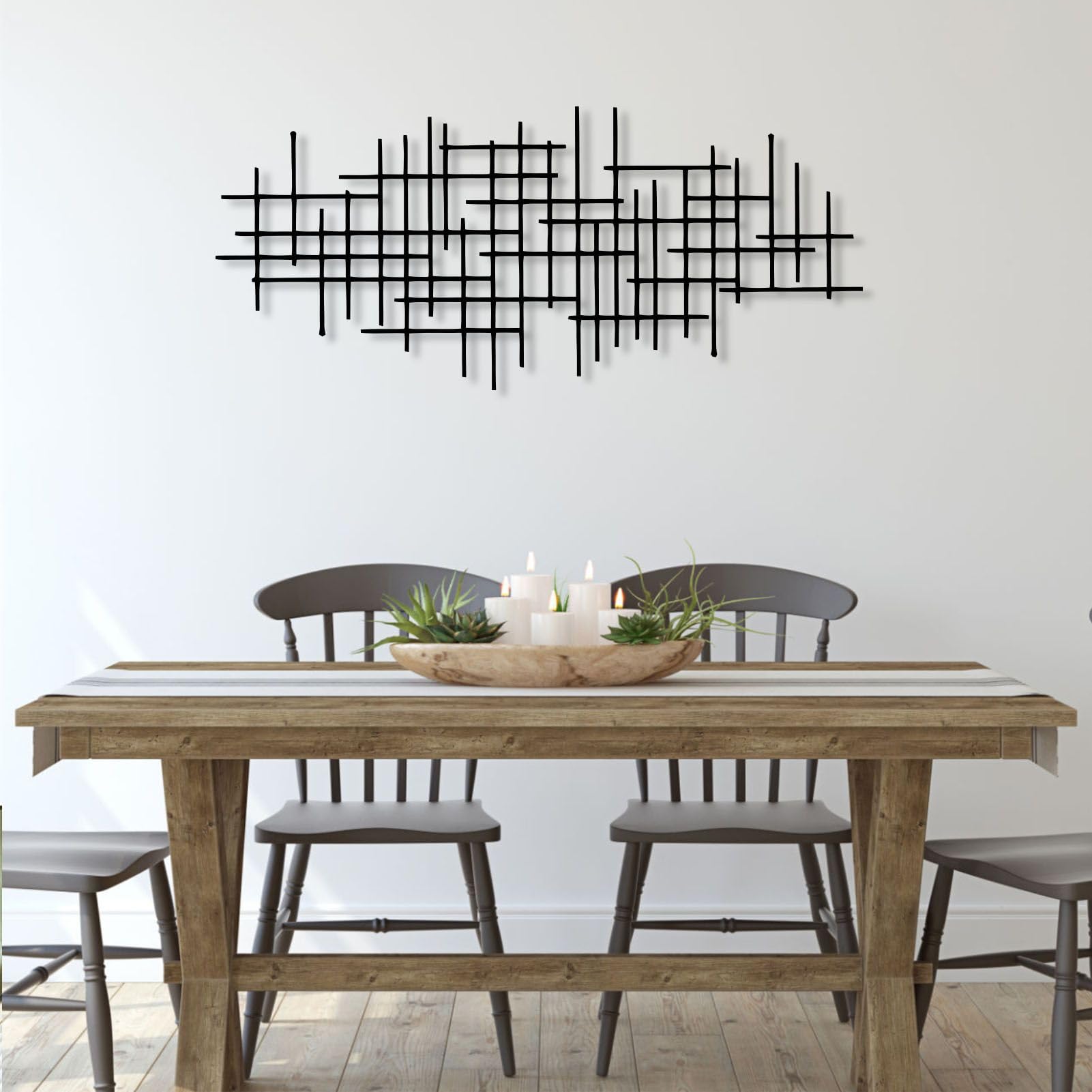 Black Metal Wall Art