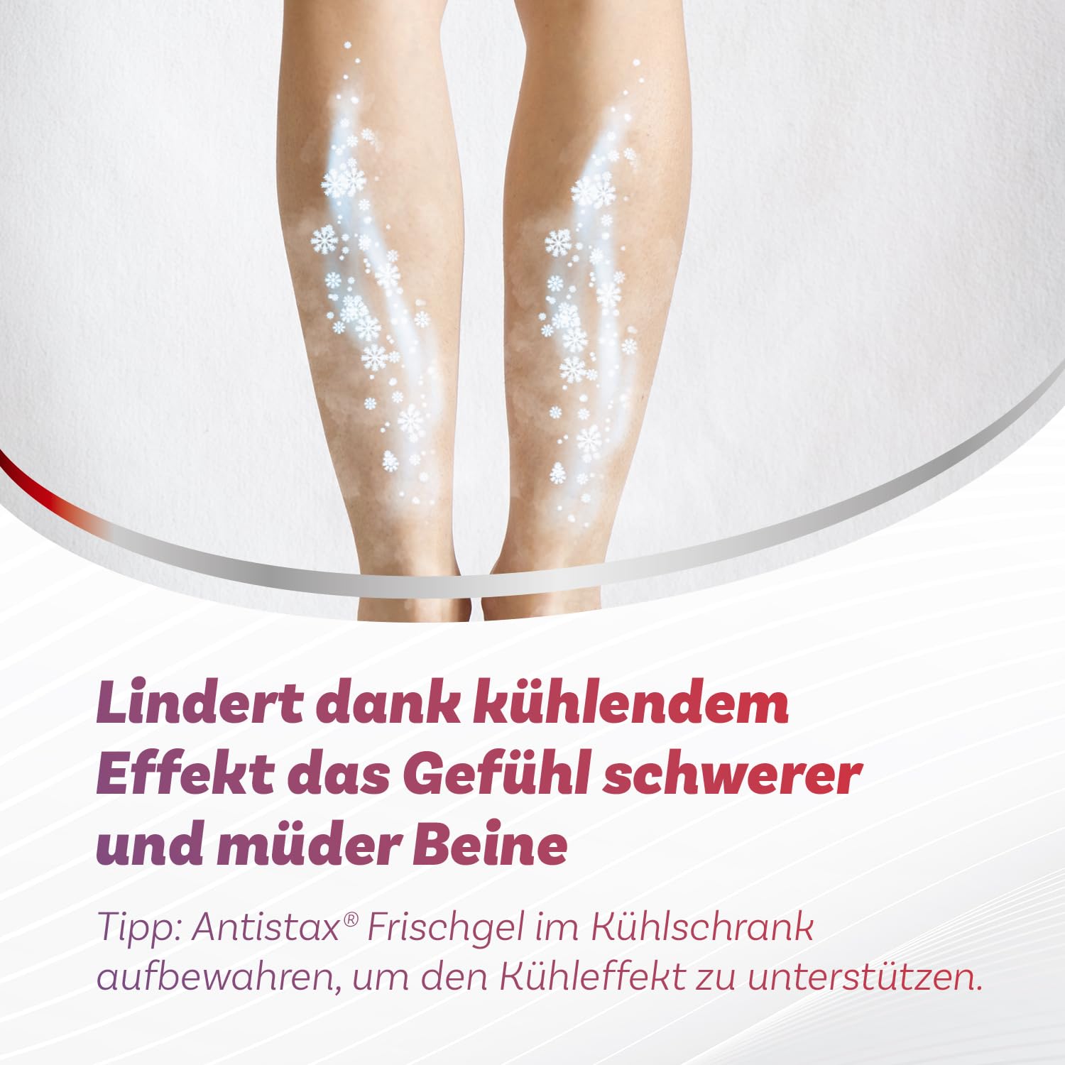 Antistax Fresh Gel, Crema Gambe Gonfie, Crema Gambe Stanche, Estratto Vite Rossa, Mentolo, Olio Essenziale Menta, 1 Confezione 125 ml