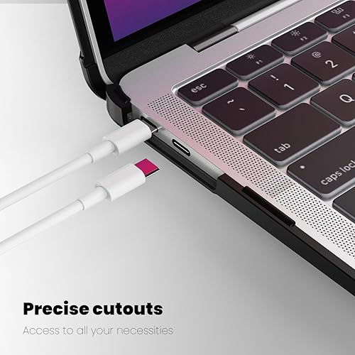 Miniatura 187 de DTangLsm Funda rígida resistente para M4 MacBook Air de 15 pulgadas 2025 2024 2023 M4 M3 M2 A3241 A3114 A2941, resistente carcasa rígida resistente