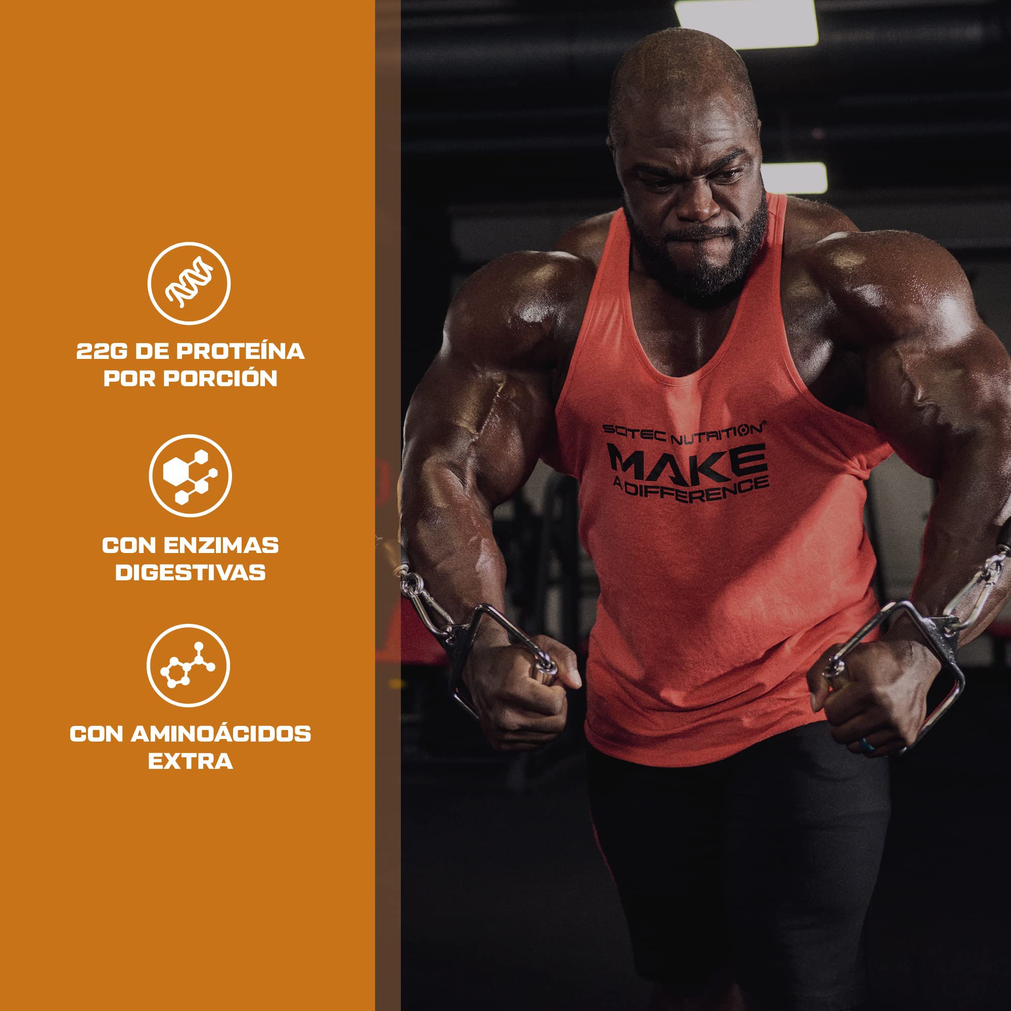 Scitec Nutrition 100% Casein Complex - Complejo de Caseína a base de Caseína Micelar - con L-Glutamina, Taurina y Enzimas Vegetales, 2,35 kg, Vainilla | Con caseinato de calcio y L-glutamina - Con enzimas vegetales añadidas - Azúcar, sin gluten - 2,35 kg,