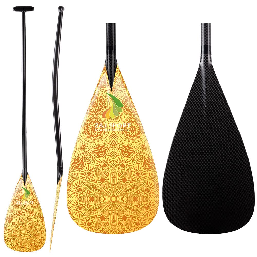 Buy Z&J SPORT Outrigger Canoe Paddle Full Carbon, Tahiti Style OC