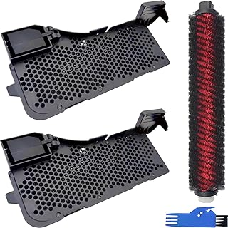 Pièces de Rechange pour Filtre Eau pour Station de Base et Brosse autonettoyante pour Roborock S7 Max Ultra aspirateur Robot 1 Brosse d'entretien 2 filtres pour Station de Lavage Automatique