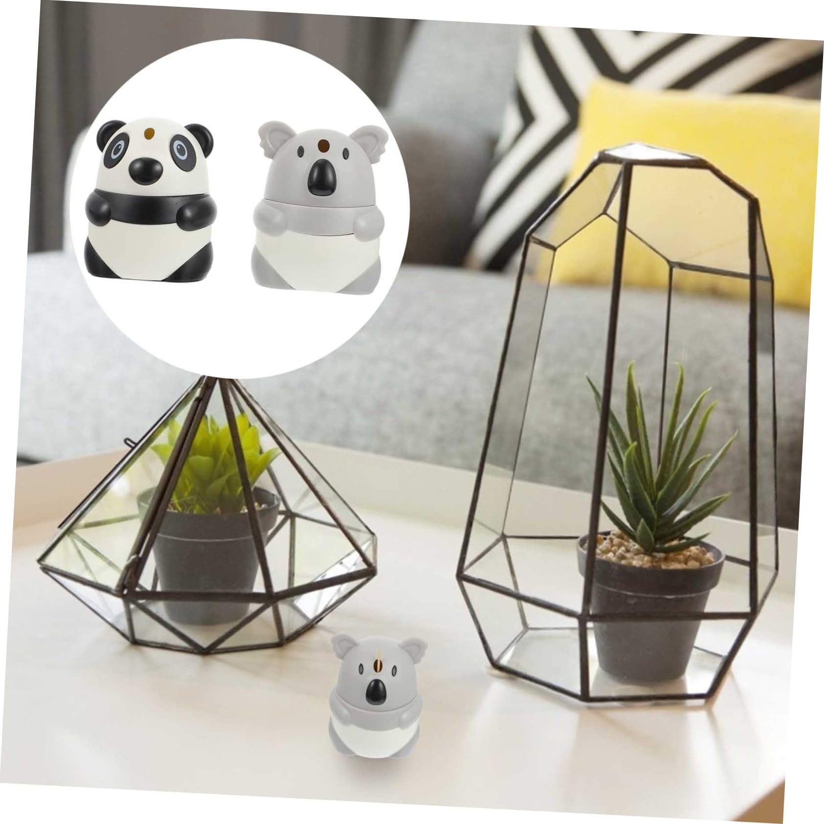 NAMOARLY 2pcs Toothpick Holder Toothpicks Travel Floss Tooth Pastetooth Dispenser Toothpick Storage Organizer Mini Animals Mini Floss Portable Flosser Dispenser Lovely Toothpick Dispenser