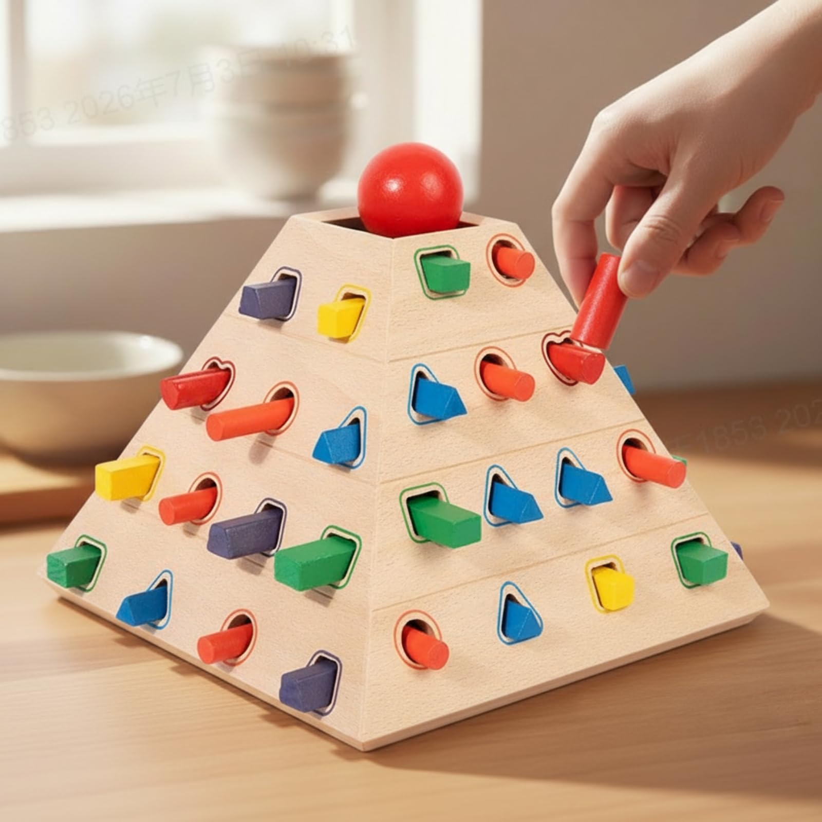 Pyrami Pédagogique Sensoriel Naturel, pr Maternelle, s, Bébés