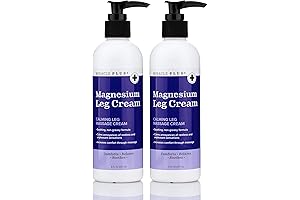 Miracle Plus Magnesium Cream for Calm Legs | Magnesium Lotion Soothing Leg Cream Herbal Moisturizer