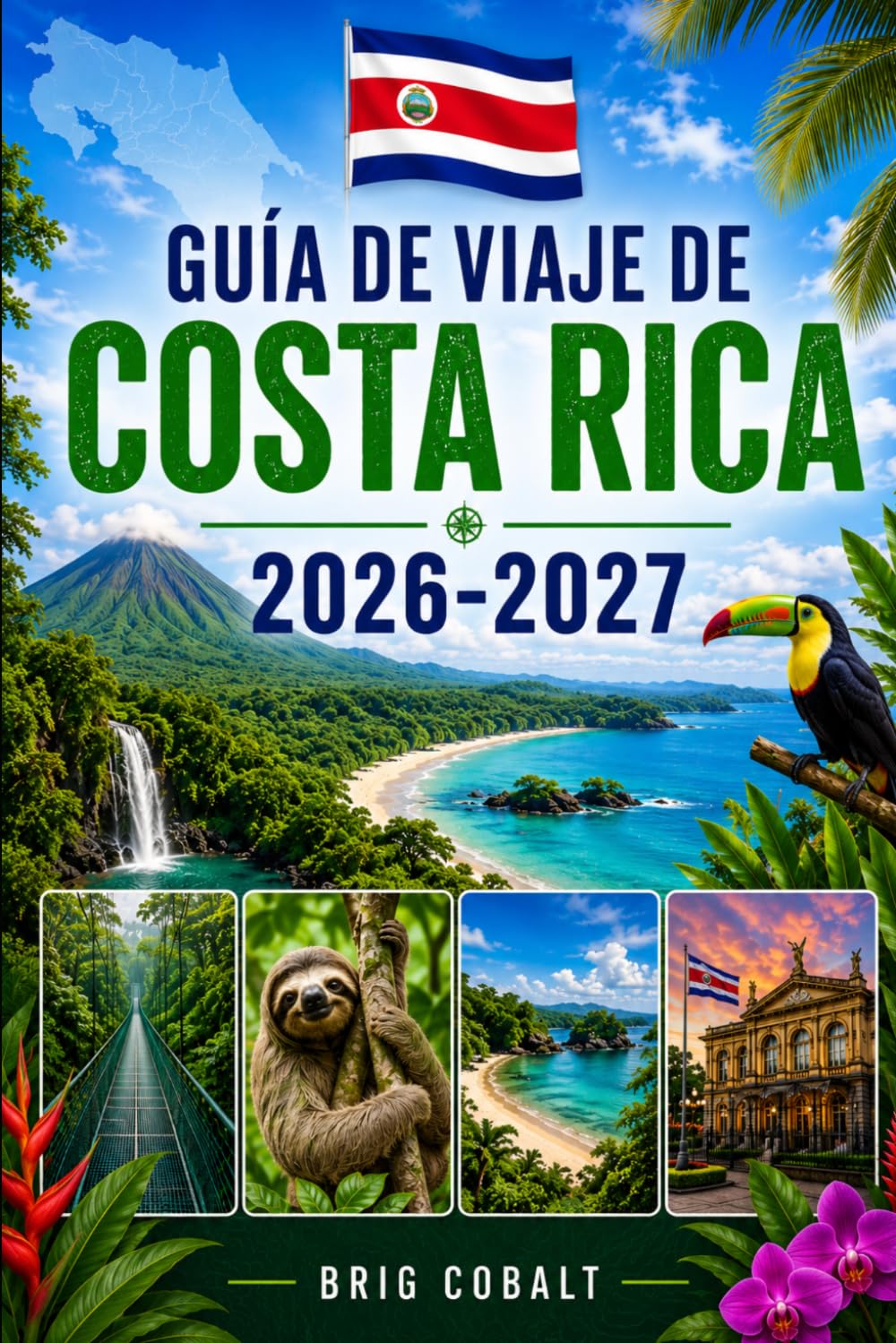 GUÍA DE VIAJE DE COSTA RICA 2026-2027: Explora San José, La Fortuna, el Volcán Arenal, Monteverde, Manuel Antonio, Tamarindo, playas, fauna y ... parejas, familias y viajeros en solitario