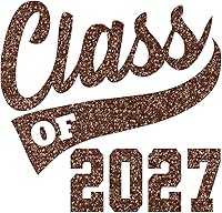 Vista 12 de Graduation Iron On Transfer, Class of 2027 Tshirt Decal, High School College Senior Shirt Sticker, HTV Graduate Patch, Pick Size Color, Iron-On