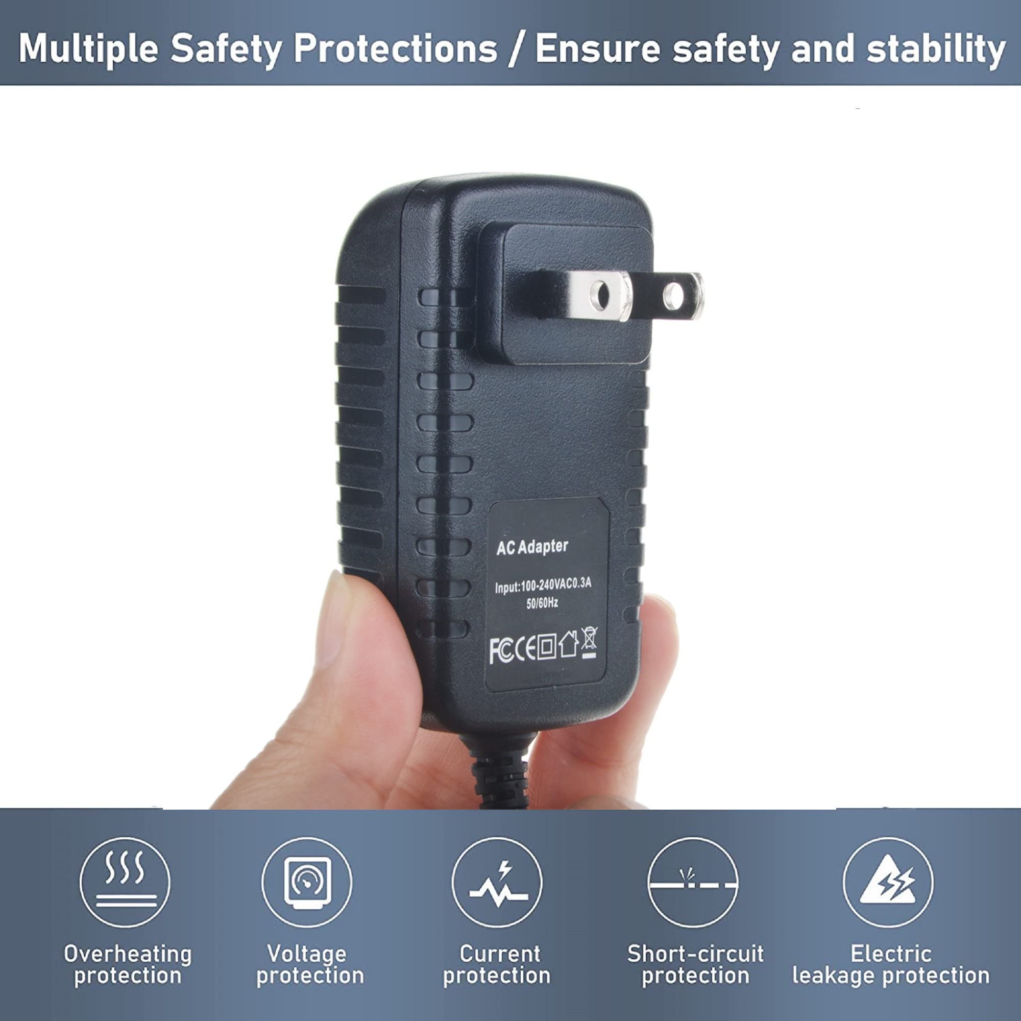 Digipartspower AC/DC Adapter Power Supply Charger Cord for Insignia NS-P11W7100 Tablet PC 11.6