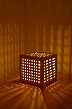 Amazon.co.jp : 木のあかり ひかりの小箱2 小型テーブルランプ