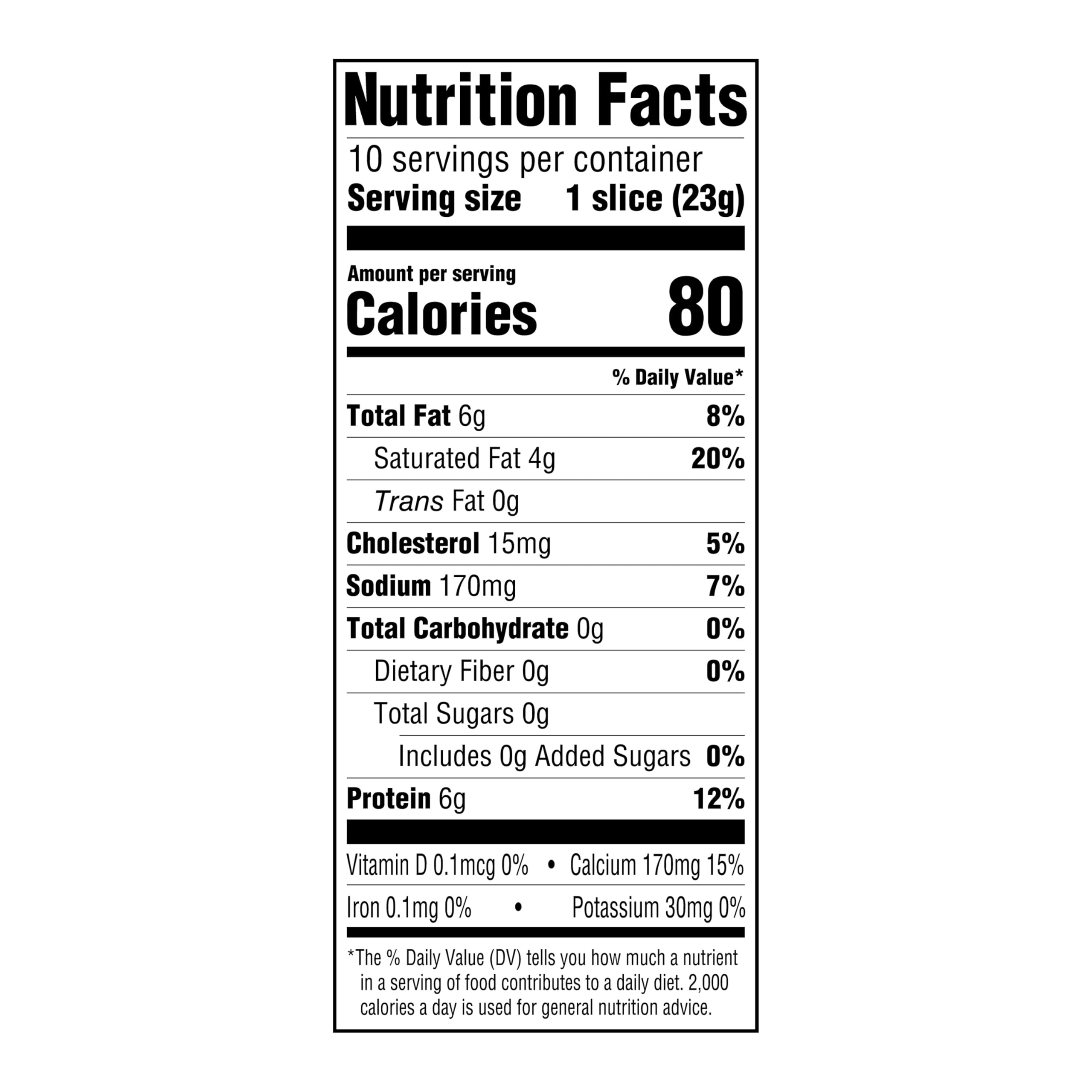 Amazon Grocery Provolone Cheese Not Smoked 8 Oz 10 Slices Previously Happy Belly Packaging May Vary — view 5