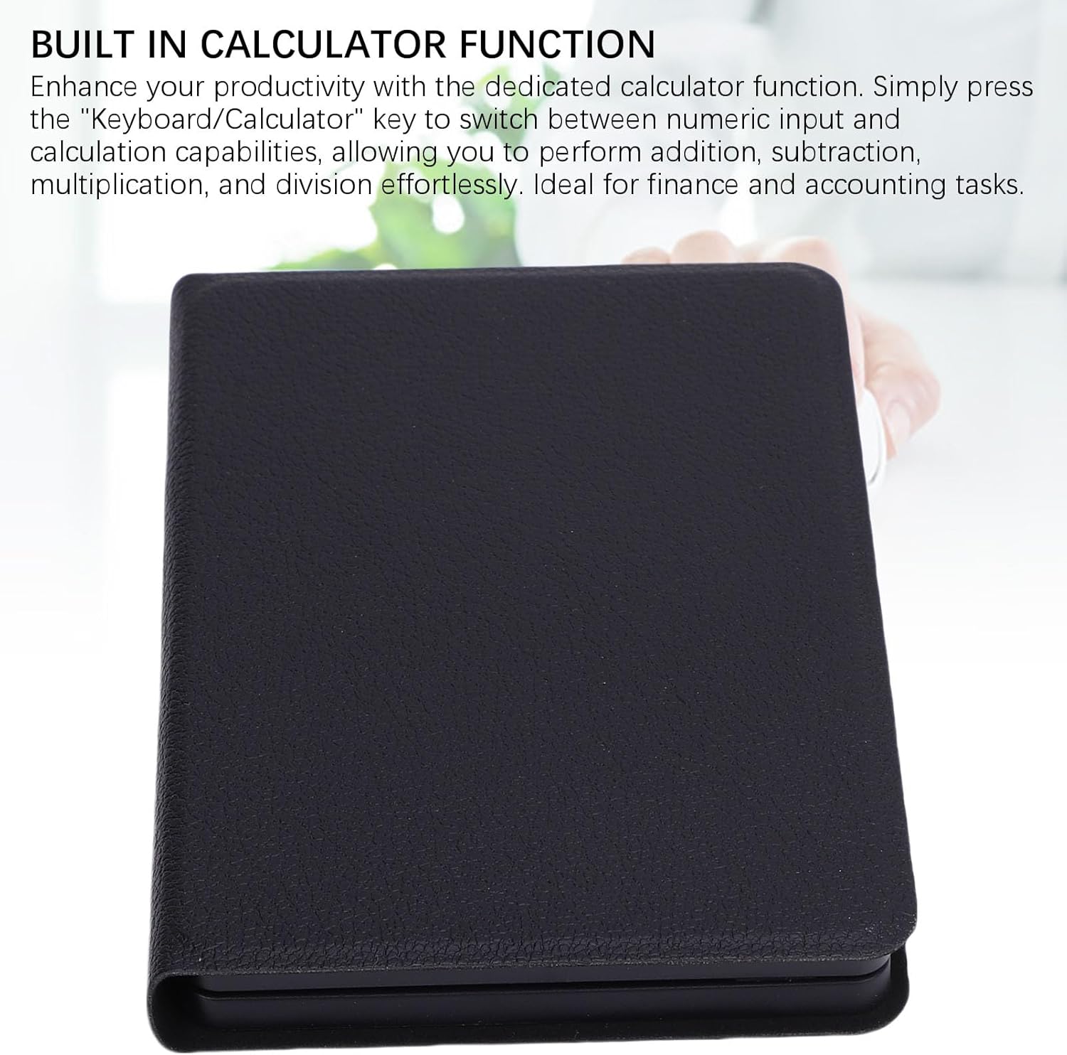 GOWENIC Number Pad, Foldable Wireless Numeric Keypad with Calculator and Touchpad, 23 Keys Portable Keyboard