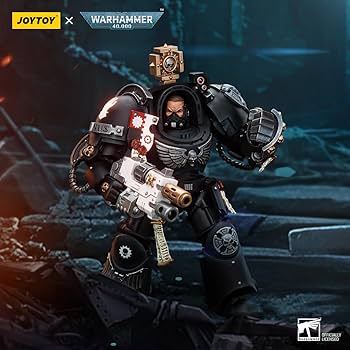 Amazon.com: JOYTOY Warhammer 40k Iron Hands Captain in Terminator