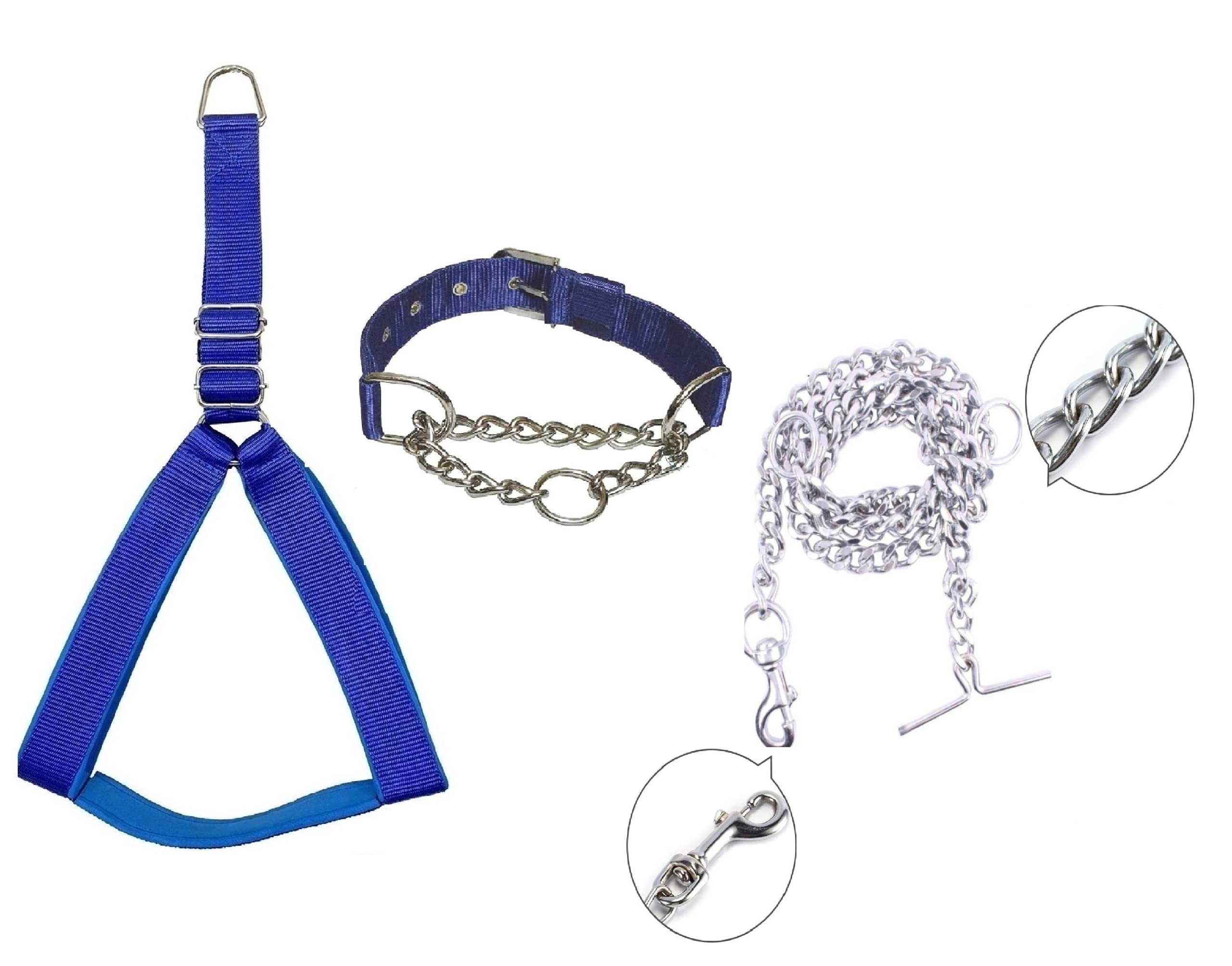See full amazon price history chart for Hachiko:-(Combo of 3) Imported Nylon Padded Adjustable Dog Harness+Choke Collar+Chain(Large,Blue) Hachiko:-(Combo of 3) Imported Nylon Padded Adjustable Dog Harness+Choke Collar+Chain(Large,Blue) (B09WDLX24B) Amazon Price History, Amazon Price Tracker