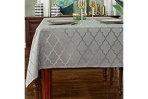 Jacquard Tablecloth Rectangle 60 x 102 Inch: The Ultimate Tabletop Decor
