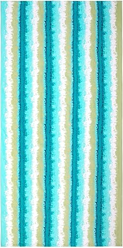 cabanana Toallas de playa esponjosas de gran tamaño, toalla de felpa de 35 x 70 pulgadas, toalla de piscina a rayas costeras, toalla grande de