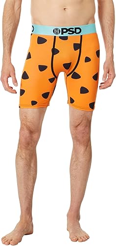 PSD Calzoncillos tipo bóxer Flinstones para hombre, transpirables y de apoyo con tela que absorbe la humedad