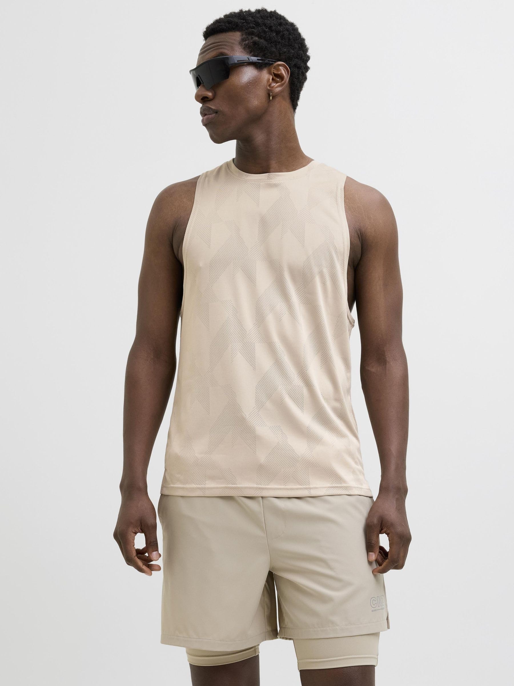 JACK & JONES Męski tank top sportowy CNZ, Czysty kaszmir., XL
