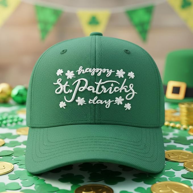 Gorra Trucker St Patrick's Day Verde para Hombre y Mujer miniatura 4