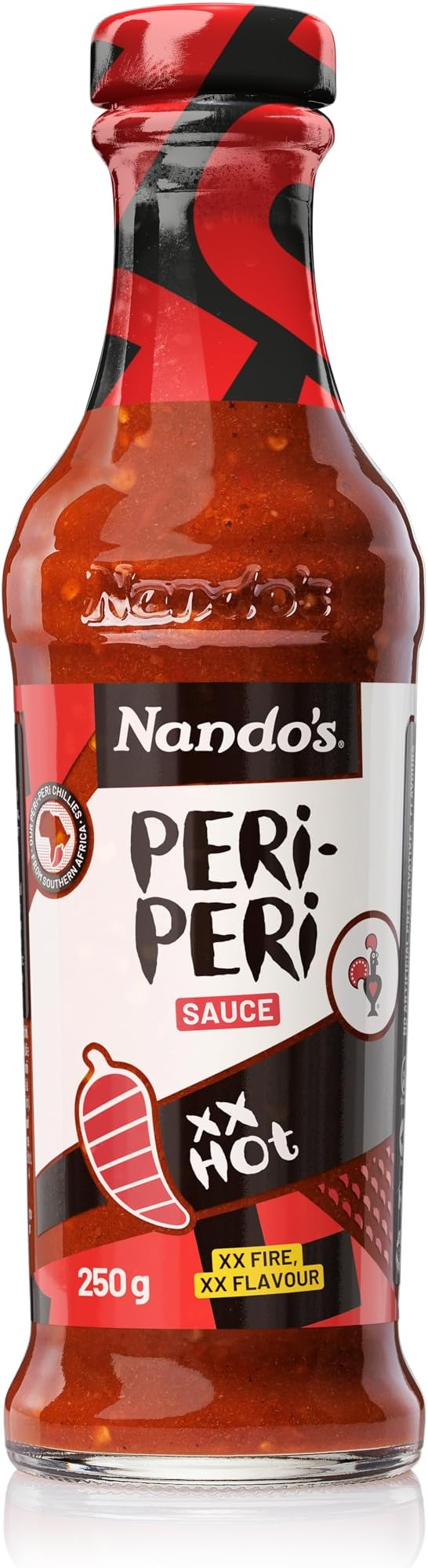 Nandos Extra Hot Peri Sauce, 250 g