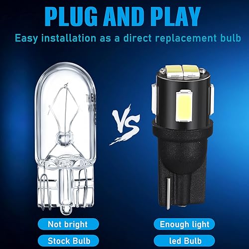 Miniatura 5 de Bombillas LED 906 5630 LED T10 con base de cuña, bombilla de repuesto para barco marino, luz de mástil, luz de anclaje, luces de navegación para