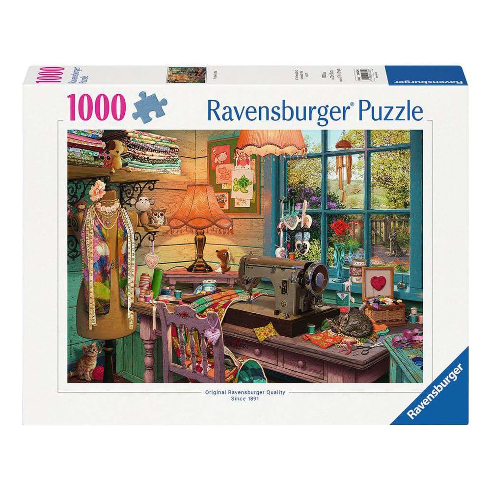 Amazon | Ravensburger ソーイングシェッド 1000ピース ジグソーパズル