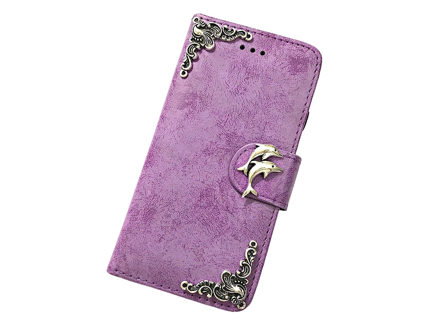 Dolphin Removable Phone Leather Wallet Case for iPhone 8 7 6 6s X Xs Xr 11 12 Pro Max Samsung S8 S9 S10 S20 S21 Ultra Note 20 8 9 10 Plus Mn0613