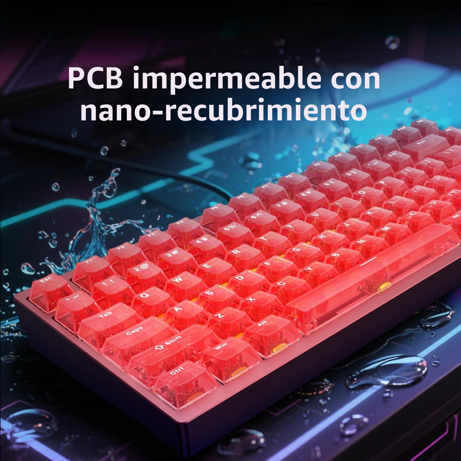 IROK MG75MAX - Teclado con interruptor magnético con cable de 81 teclas, tasa de escaneo de una sola tecla de 256 KHz, nanorrevestimiento PCB impermeable, efecto Hall, teclado de aluminio para juegos