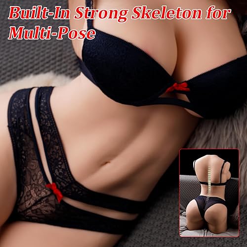 Miniatura 7 de Muñeca sexual masculina de 90 libras con torso de muñecas sexuales femeninas realistas, juguete de bolsillo 3 en 1 con pechos grandes, vaginal y