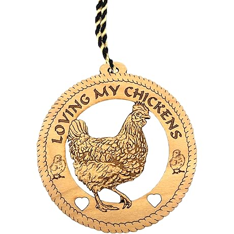 Chicken Decor - Detailed Ornaments for Chicken Owners and Chicken Lovers
