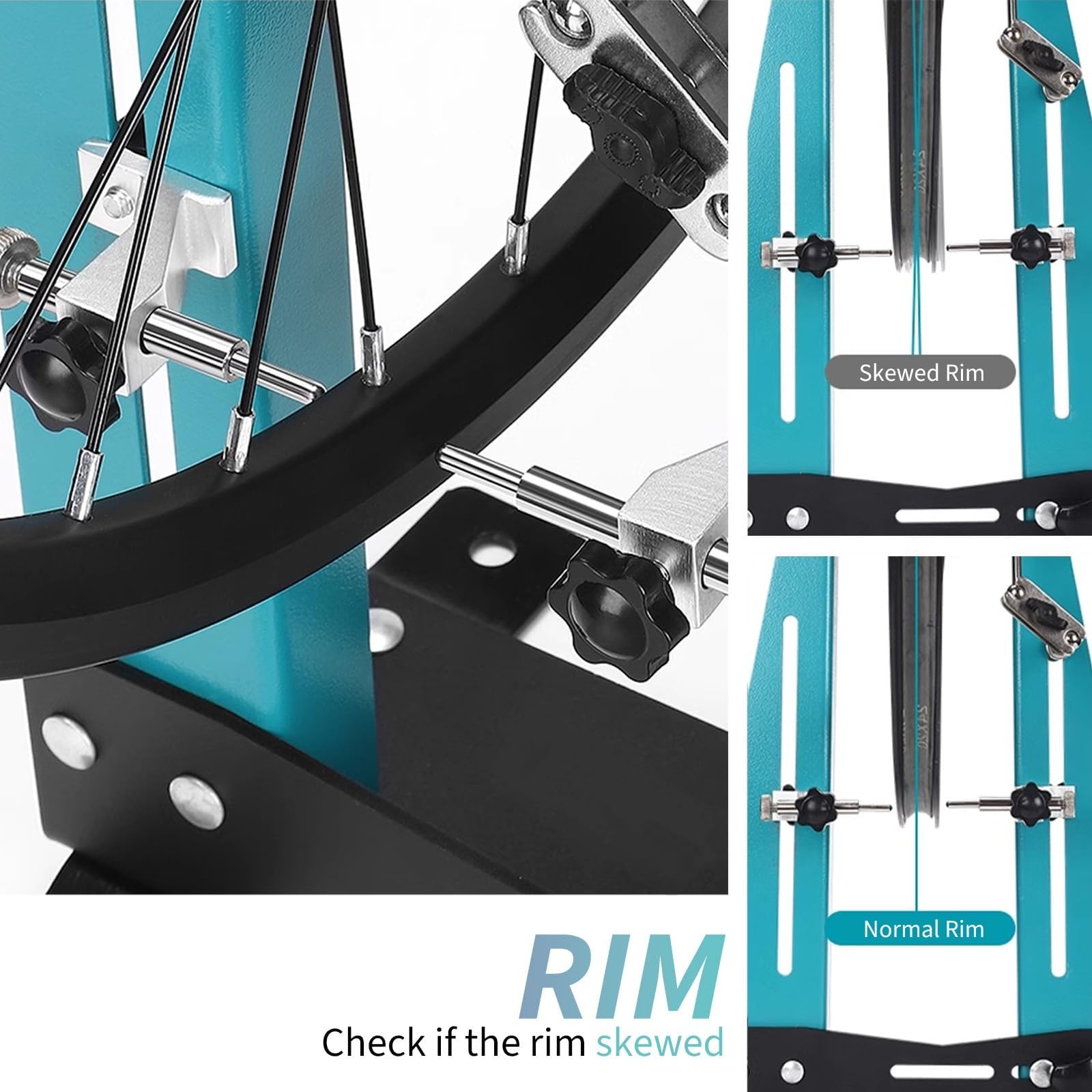 Centrador De Ruedas De Bicicleta, Soporte Para Mantenimiento De Bicicletas, Centrador De Neumáticos De Bicicleta, Centrador Para Mecánicos Domésticos, Para Ruedas De 16 A 27,5 Pulgadas