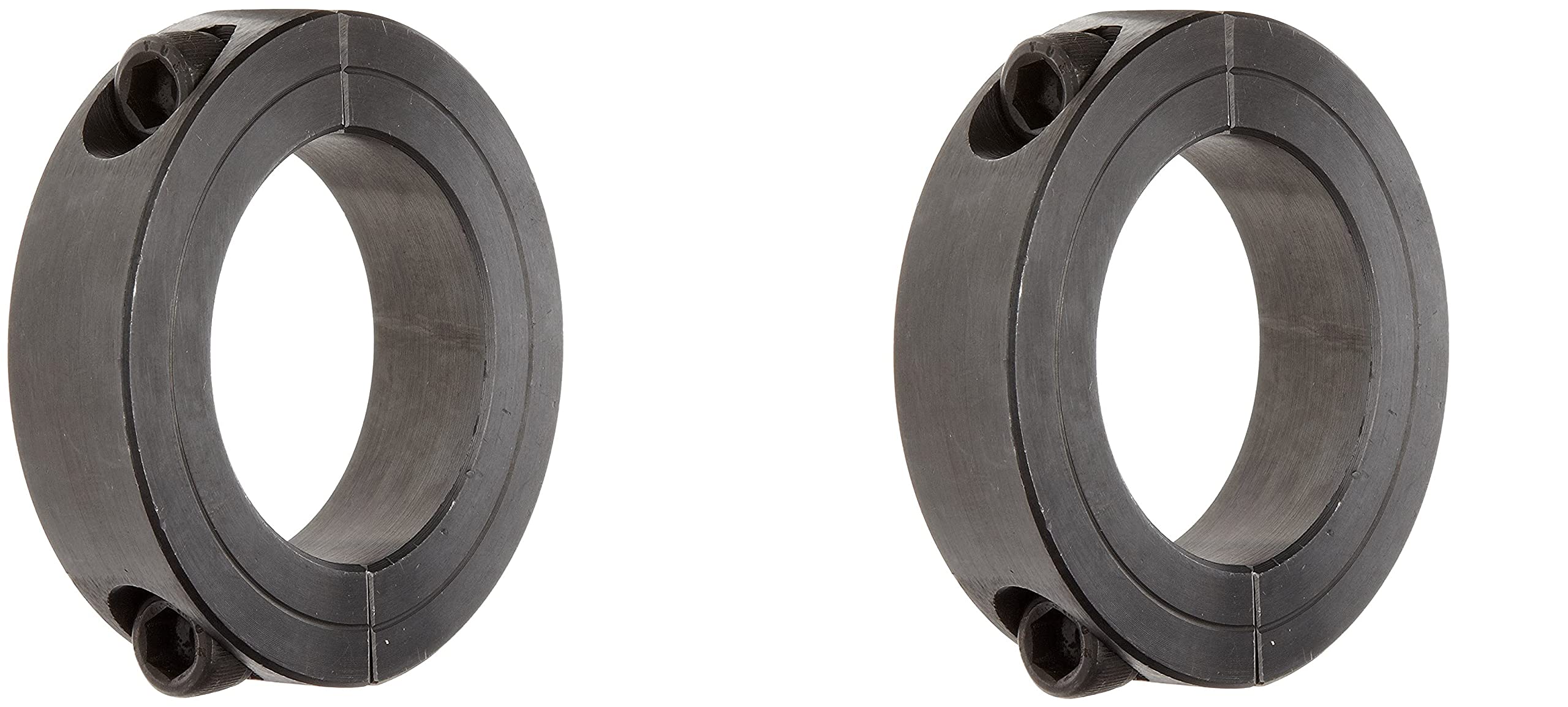 Climax Metal 2C-187 Two-Piece Clamping Collar, Black Oxide Plating, Steel, 1-7/8