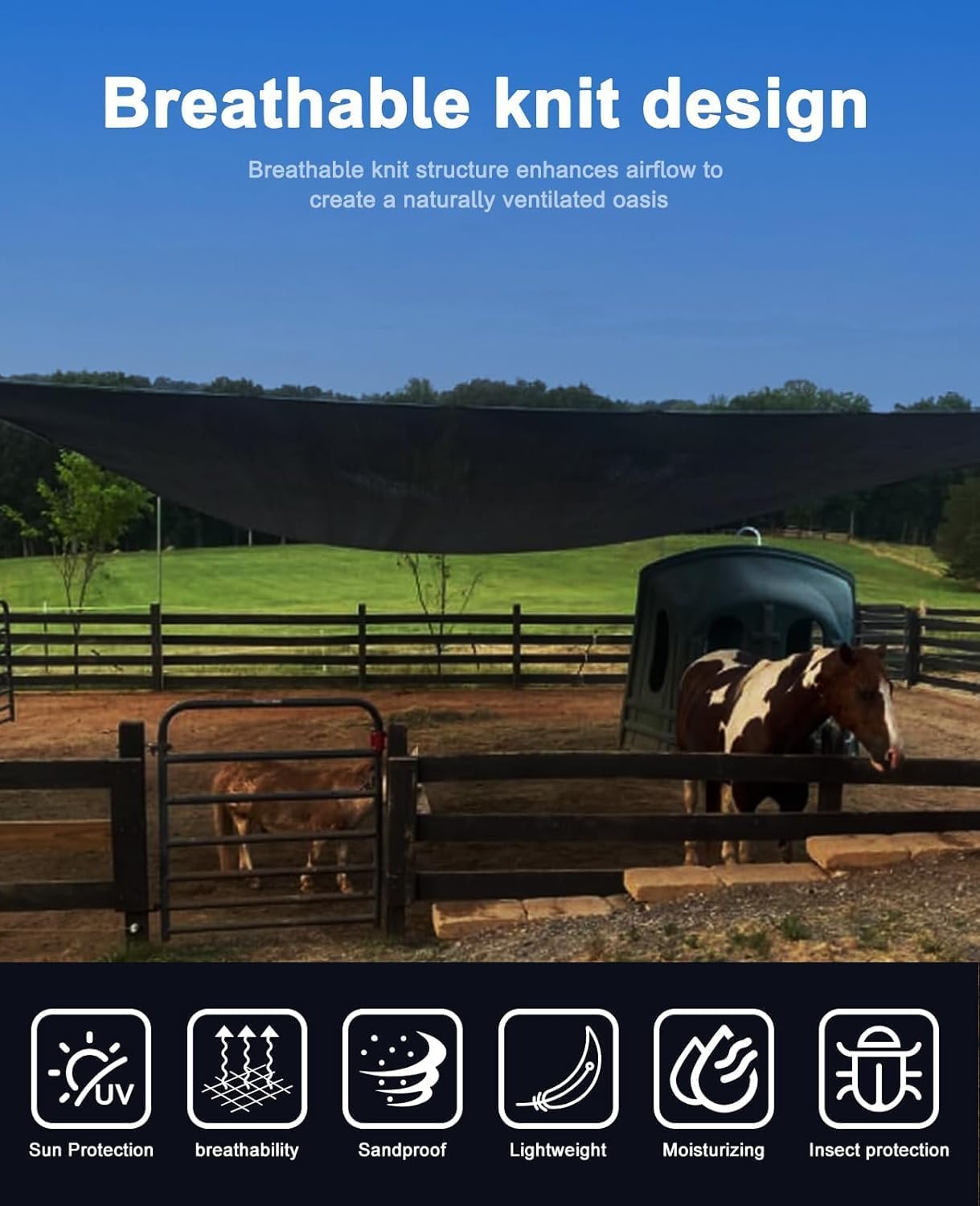 60% Shade Cloth,10x20ft Tear Resistant Sun Shade Net with Reinforced Grommet,Durable Garden Shade Tarp Cover for Greenhouse,Plant Cover, Chicken Coop,Patio and Pergola,Black