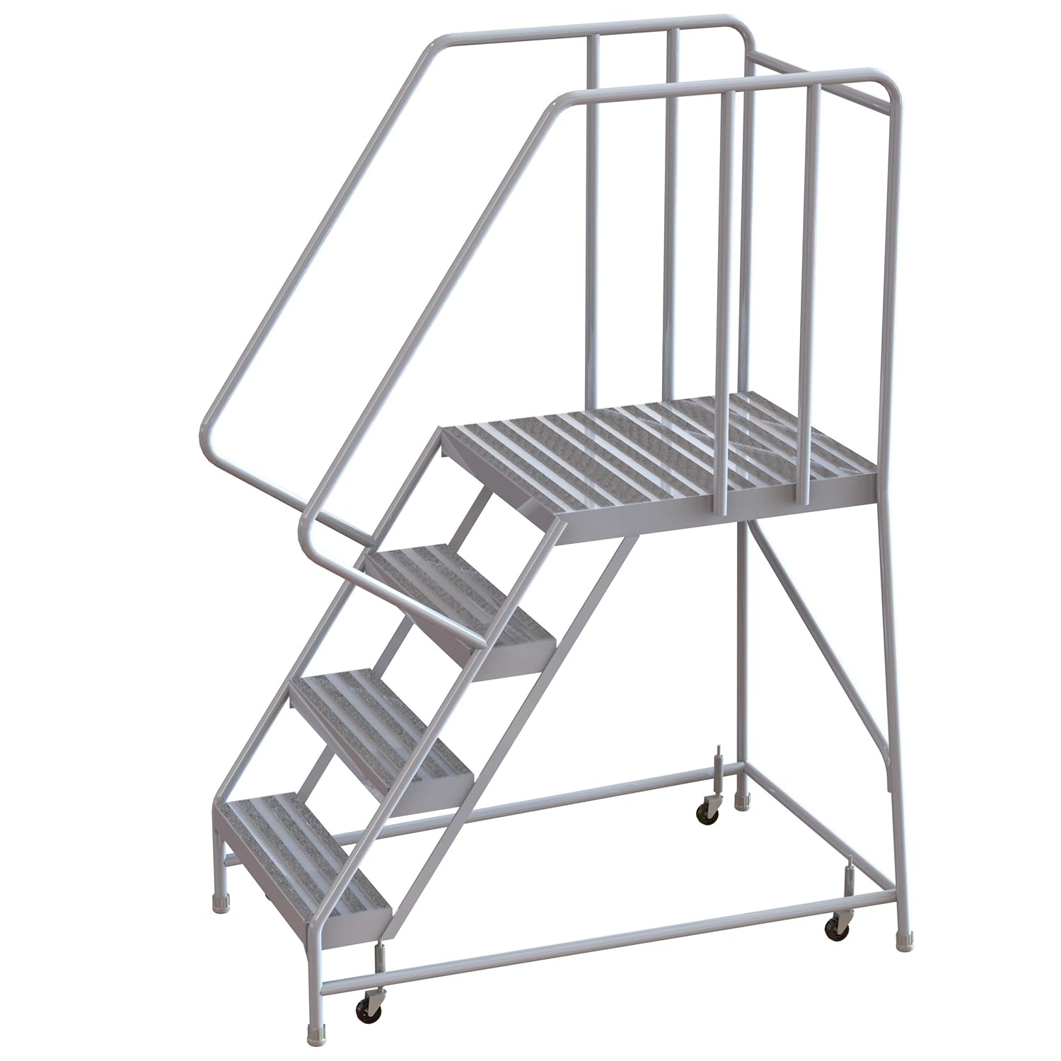 TriArc 4Step Aluminum Rolling Ladder Tools & Home