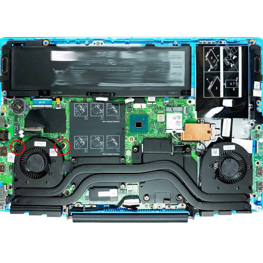 Ventilateurs Gauche Et Droit Pour PC Portable Dell G3 3500 - Occasion Mais Fonctionnels, Refroidissement Gamer