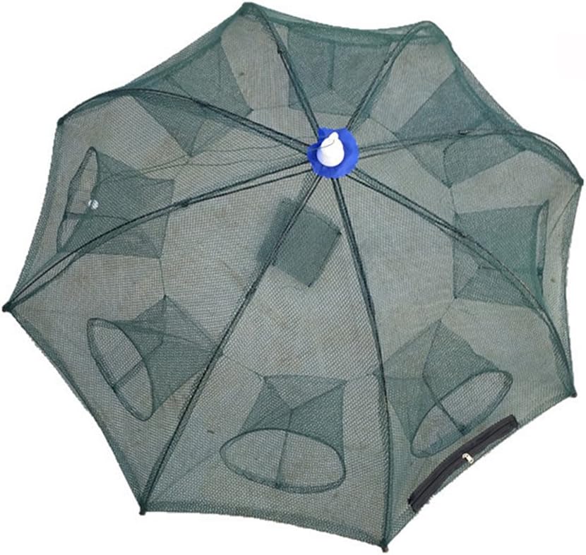 Winomo Foldable Crab Trap, Fish Bait, Fishing Net, Fish Minnow Trap, Circle Trap, Shrimp
