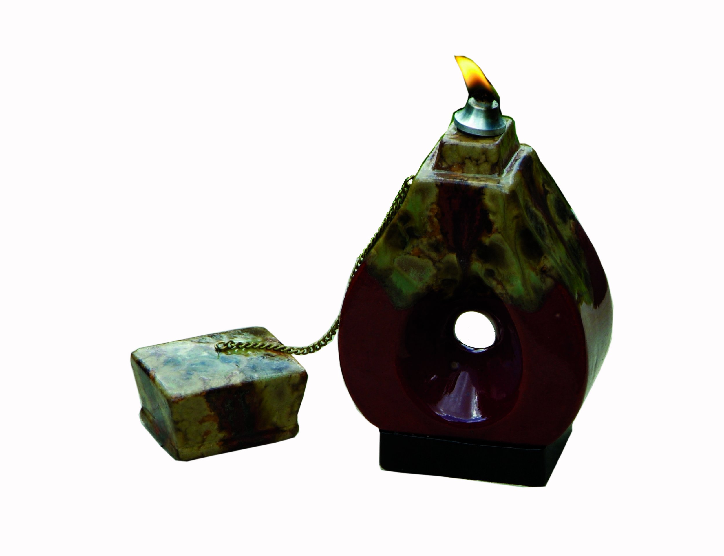 BIRD BRAIN, Hip Torches Decanter (Small Circle Cut Out) 3 in 1