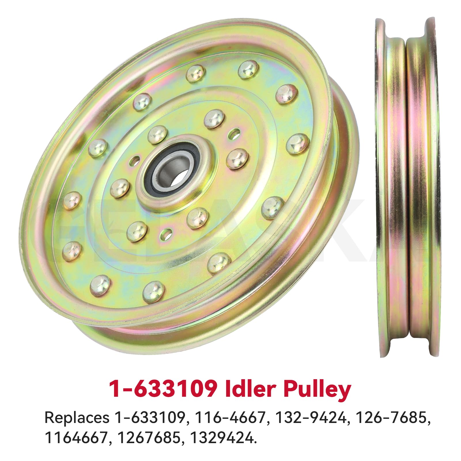 GELASKA 3PK 132-9424 126-7685 Idler Pulley for Toro Z Master eXmark Lazer Z — Amazon image 4