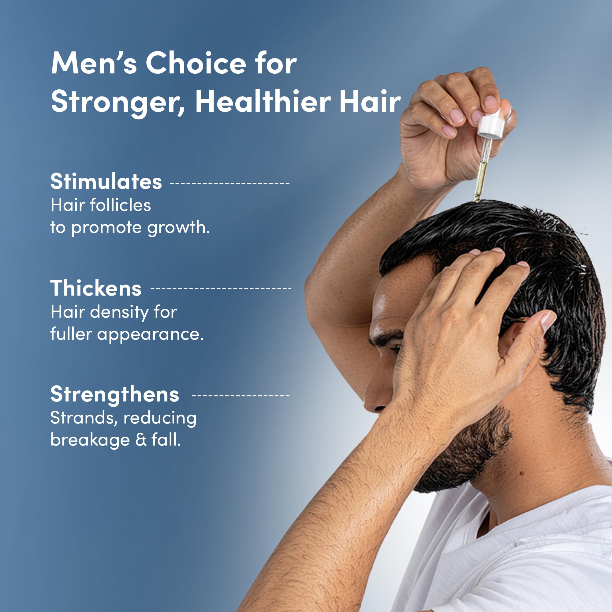 Man Matters Advanced Hair Serum 30ml | 23% actives (3% Redensyl, 2% Anagain & 1% Aminexil, Rosemary Leaf Extract) | Reactivates Hair Cells, Improves Hair Density & Promotes Hair Growth | Paraben Free