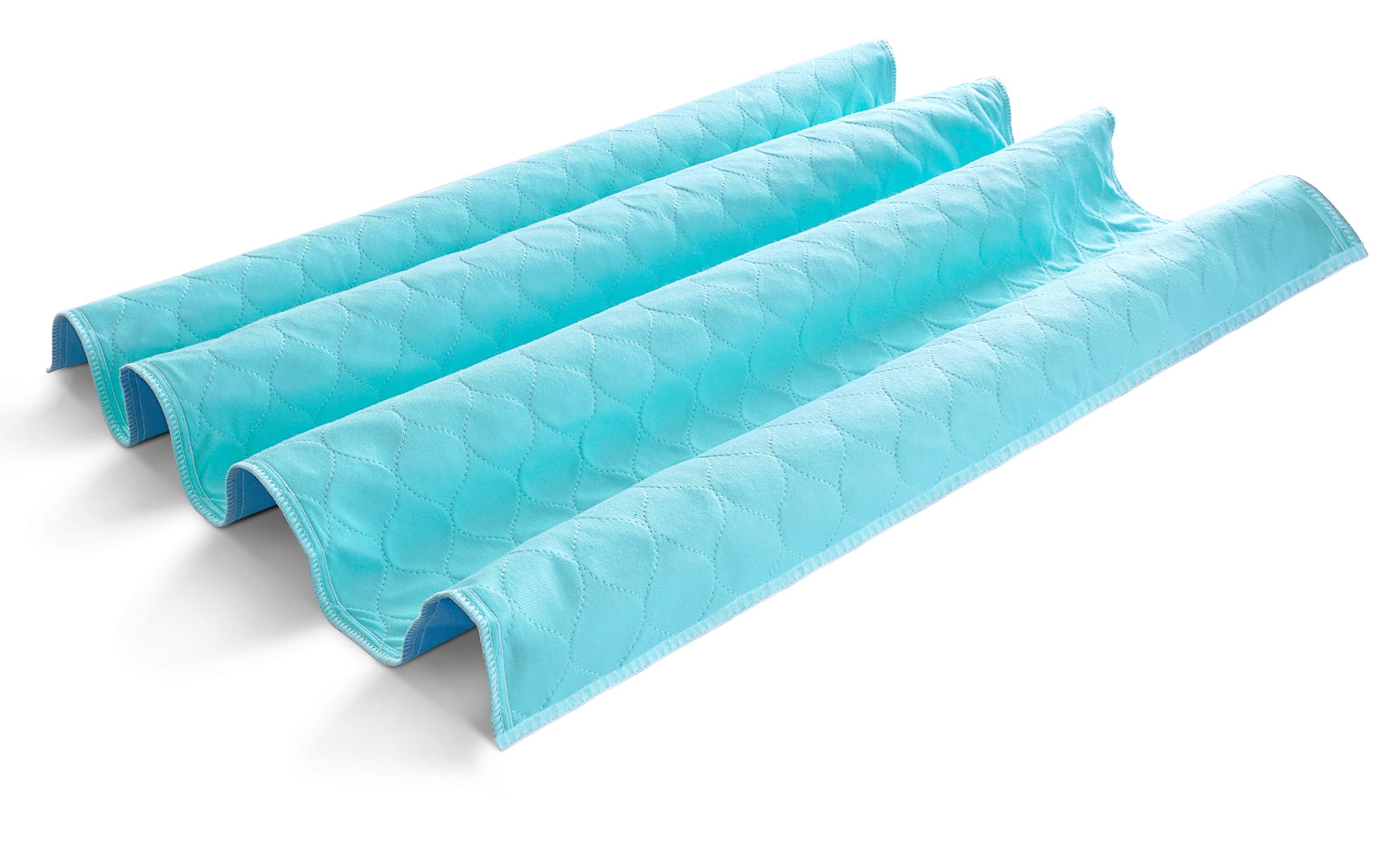 Lot de 2 protège-Matelas lavables Aidapt VM842D pour Incontinence, avec Rabats de Serrage, 1350x850x3mm