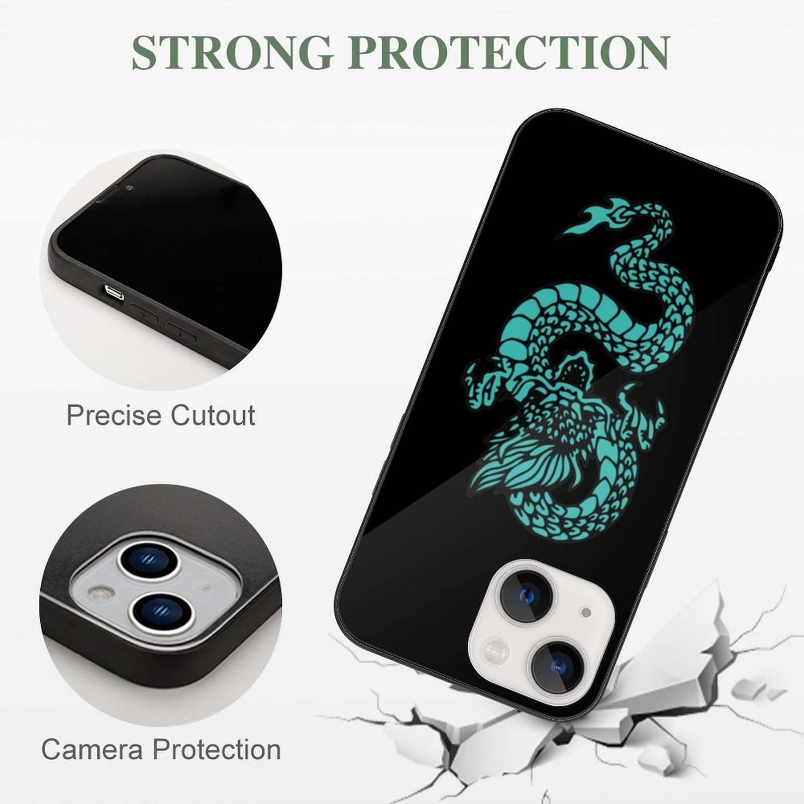 Amazon.co.jp: 龍 龍神 竜 ドラゴン柄 (1) スマホケース iPhone 13 Pro