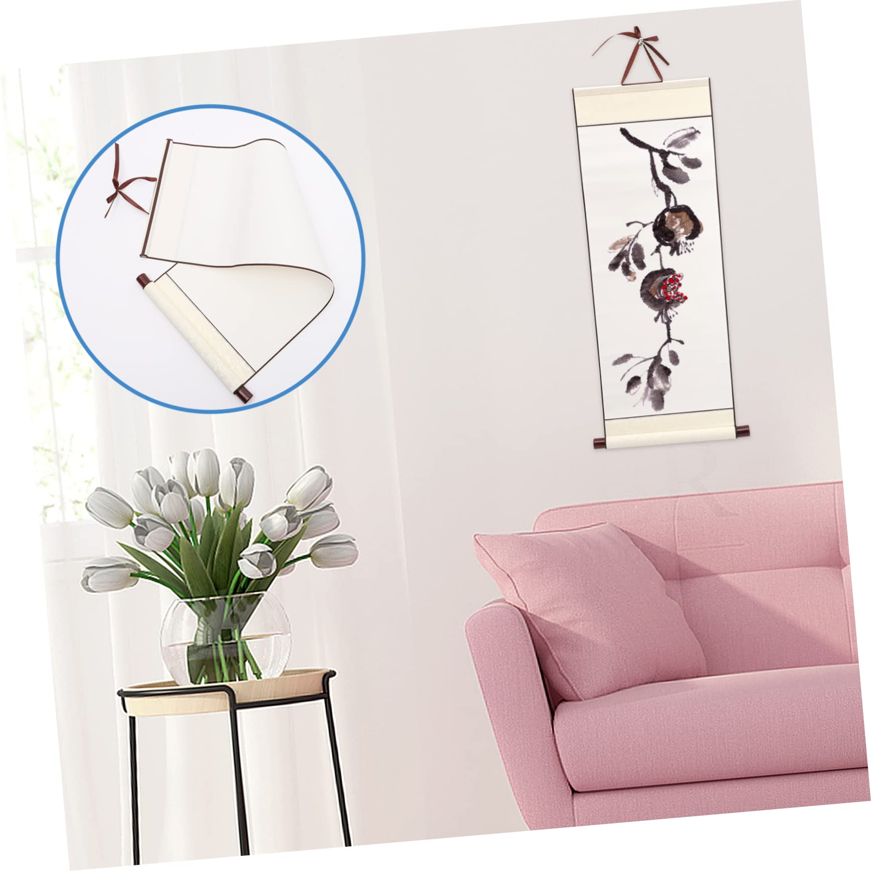Papier Chinois pour Calligraphie et Peinture Vierge Suspendu
